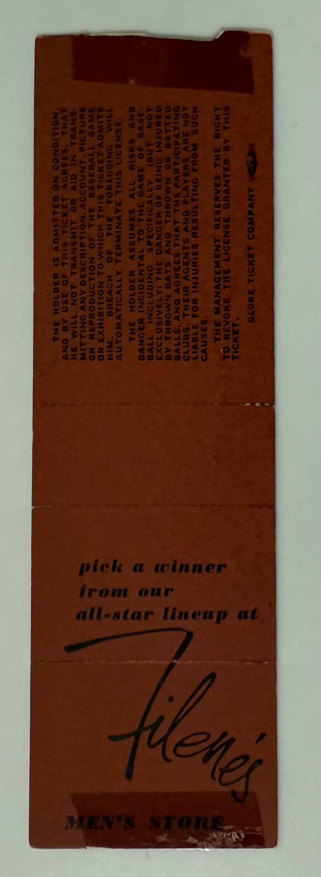 August 23, 1967, Boston Red Sox/Fenway Park, Full Ticket - Yaz Home Run